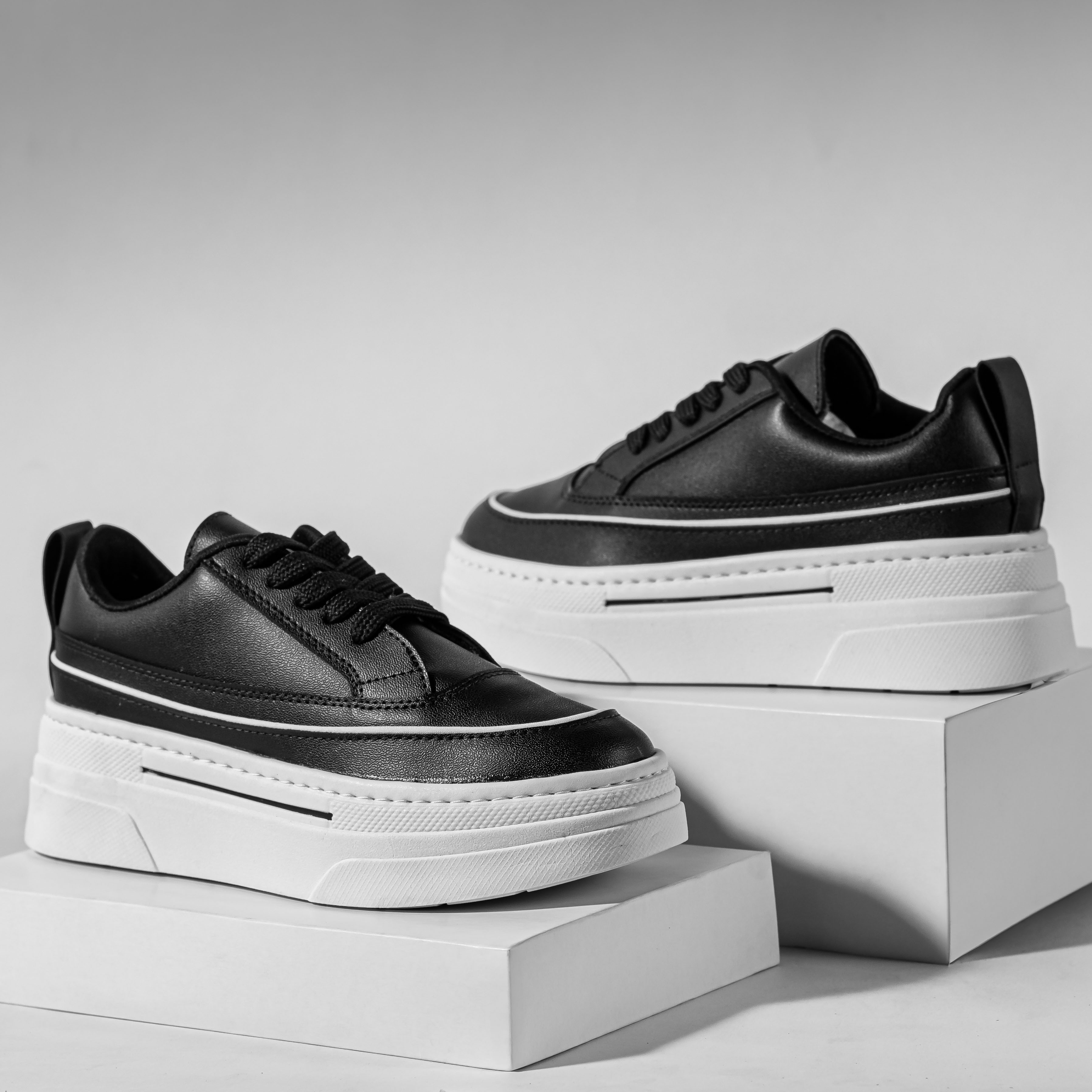 Vista 16 de Premium Bolichero Plataforma Dama - Tallas: 38, Color: Blanco AnimalPrint